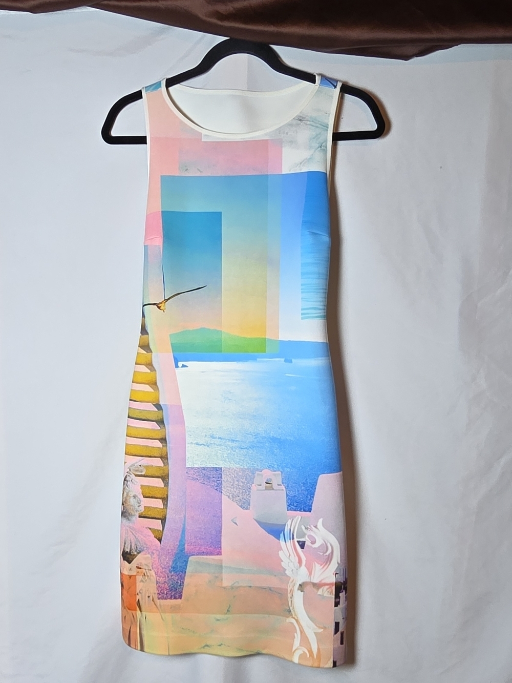Clover Canyon Multicolor Seaside Graphic Sleeveless Mini Dress
